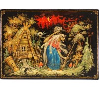 Лаковая миниатюра "Баба-Яга"