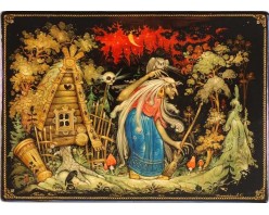 Лаковая миниатюра "Баба-Яга"