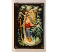 Лаковая миниатюра "Зимняя сказка"