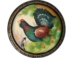 Лаковая миниатюра "Глухарь"