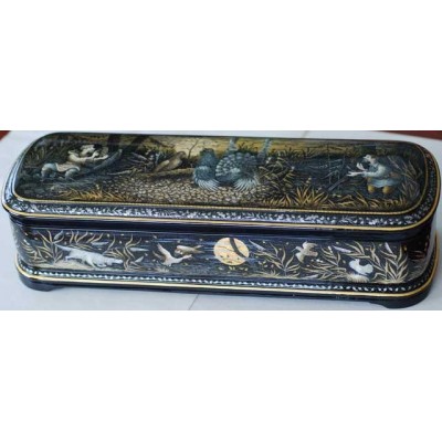 Лаковая миниатюра "Глухариные места"