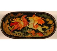 Лаковая миниатюра "Гусары"