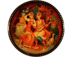 Лаковая миниатюра "Жестокий романс"