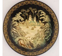 Лаковая миниатюра "Зима в Холуе"