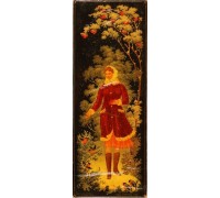 Лаковая миниатюра "Зимняя рябина"