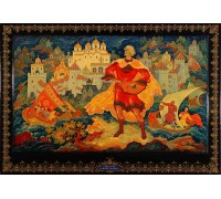 Лаковая миниатюра "Былина Новгорода"