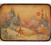 Лаковая миниатюра "К Победе"