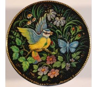 Лаковая миниатюра "Лазоревка"