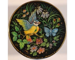 Лаковая миниатюра "Лазоревка"