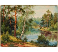 Лаковая миниатюра "Летний день"