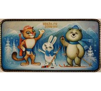 Лаковая миниатюра "Для олимпийских игр в Сочи"