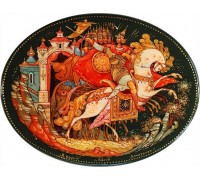 Лаковая миниатюра "В Поход"