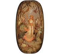Лаковая миниатюра "Лесная дева"