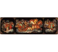 Лаковая миниатюра "Зимушка-зима"