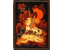 Лаковая миниатюра "Князь Игорь"