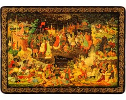 Лаковая миниатюра "Князь Игорь"