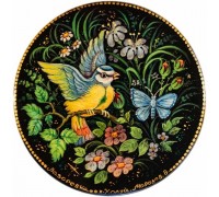 Лаковая миниатюра "Лазоревка"