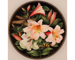 Лаковая миниатюра "Лилии"