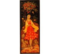 Лаковая миниатюра "Листопад"