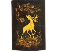 Лаковая миниатюра "Лось"