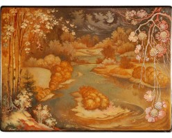 Лаковая миниатюра "Осень"