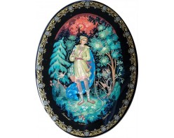 Лаковая миниатюра "Пастушок"