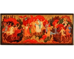 Лаковая миниатюра "Первые декреты"