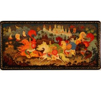 Лаковая миниатюра "Поход"