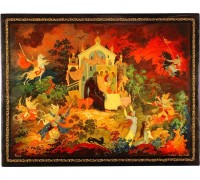 Лаковая миниатюра "Рублёв"