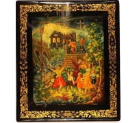 Лаковая миниатюра "Свет селу"