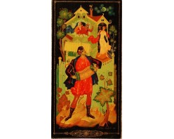 Лаковая миниатюра "На свидание"