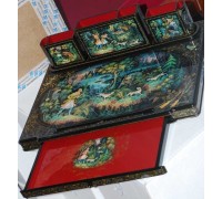 Лаковая миниатюра "Набор руководителя. Охота"