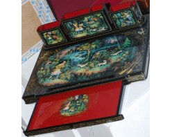 Лаковая миниатюра "Набор руководителя. Охота"