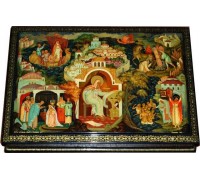 Лаковая миниатюра "Нестор летописец"