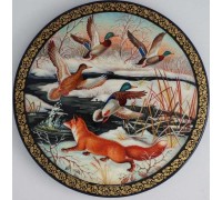 Лаковая миниатюра "Неудачная охота"