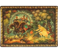 Лаковая миниатюра "Папоротников цвет"