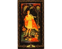 Лаковая миниатюра "Пастушок"