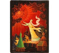 Лаковая миниатюра "Ярославна"