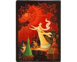 Лаковая миниатюра &quot;Ярославна&quot;