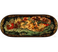 Лаковая миниатюра "Тройка"