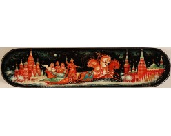 Лаковая миниатюра "Тройка"