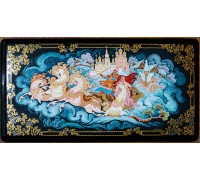 Лаковая миниатюра "Тройка"