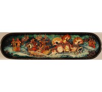 Лаковая миниатюра "Тройка"