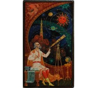 Лаковая миниатюра "Циолковский"