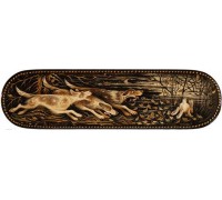 Лаковая миниатюра "По чернотропу"