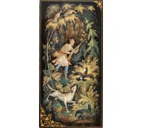 Лаковая миниатюра "По выводкам"