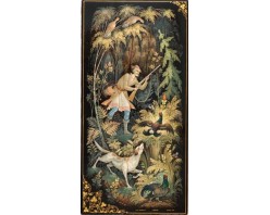 Лаковая миниатюра "По выводкам"