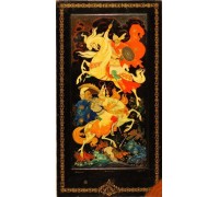 Лаковая миниатюра "Поединок"