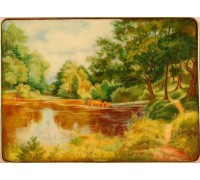 Лаковая миниатюра "Полдень"