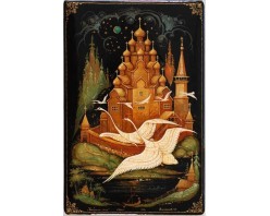 Лаковая миниатюра "Прощальная песня"